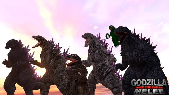 Render by The Toku Society

Skins (in order)
1. Destroy All Monsters MELEE
2. Save the Earth
3. godilla
4. Unwiished
5. GU:DS
6. Save the Earth MELEE