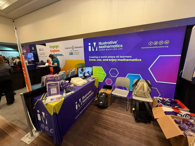 We’re having a blast at #NCSM2025! 🎉

📍 Booth #507 = math stories   community   free IM merch. Stop by and complete the equation! ✏️ We’d love to see you! 🙌

#IMMath #LearnWithIM #NCSMBold #IllustrativeMathematics