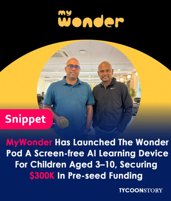 MyWonder launches the world’s first Screen-Free AI Device for Children, blending AI, learning, and play to inspire curiosity and healthy engagement.