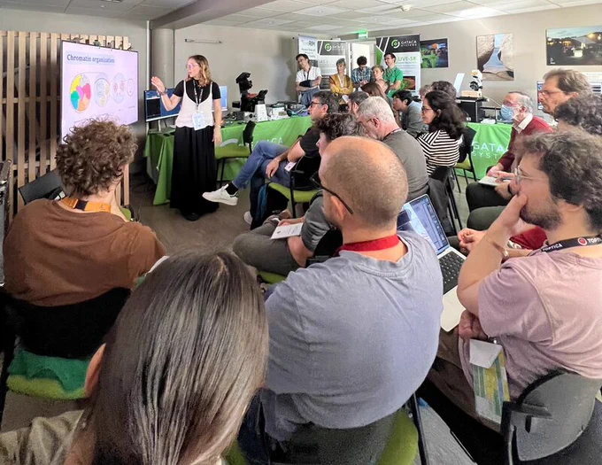 LiveRIM session in progress at Mifobio 2025 with Inscoper, GatacaSystems and Rimeo