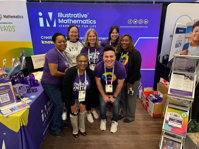 Day 2 at #NCSM2025 = 💯 energy! ✨

We’re inspired by all the conversations about IM® Math   problem-based learning.

👉 Visit the Illustrative Mathematics booth (#507) to join in, grab swag & snap a pic with the team!

#IMMath #LearnWithIM #NCSMBold #IMxEvents