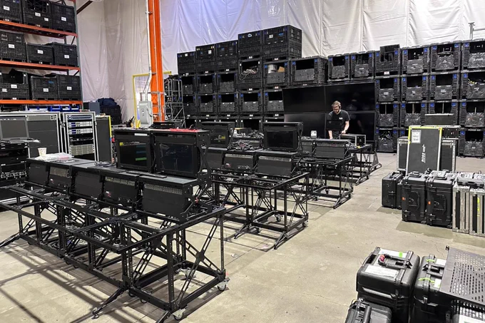 Prepping for KPOPPED set up in Korea