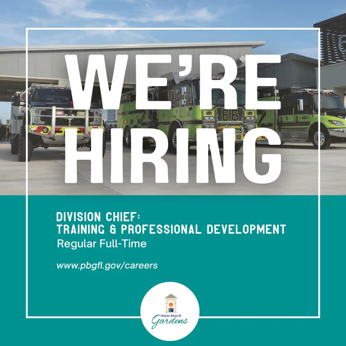 We're hiring a full-time division chief for training and professional development.