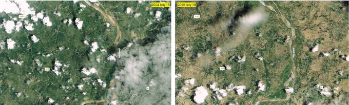 Image: Drought in Nepal's Madhesh Province, Sentinal Hub EO Browser