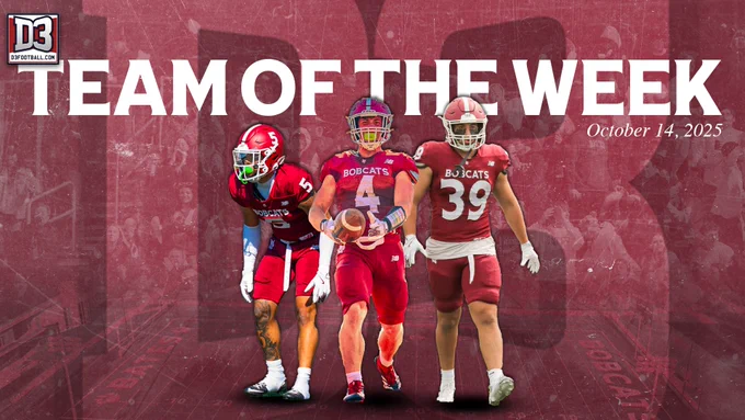 Trio of Bobcats named to D3football.com Team of the Week