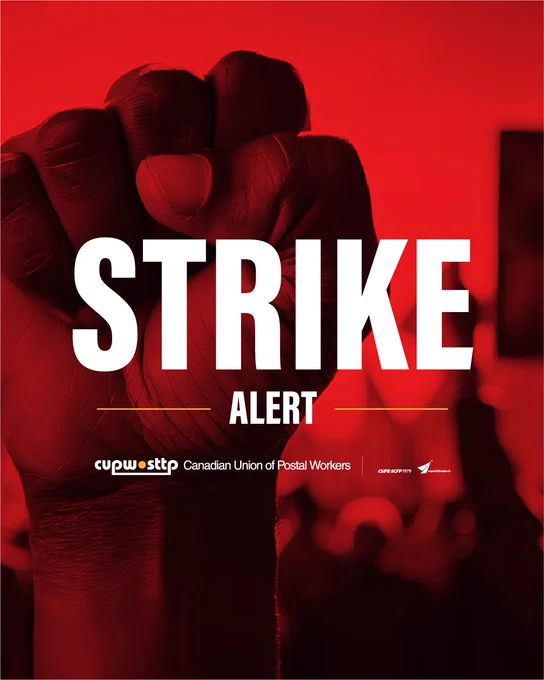 Strike Alert - CUPW