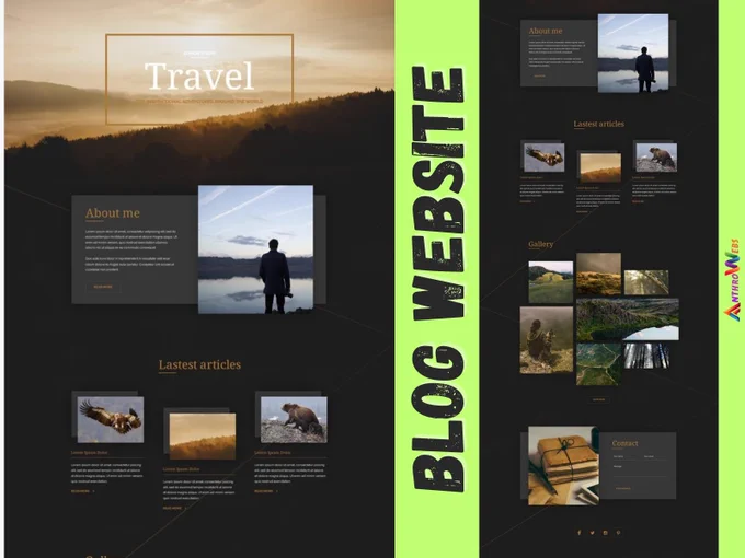 Blog Website #anthrowebs 