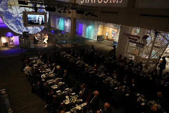 #StatusList dinner hosted by @statnews at the Museum of Science