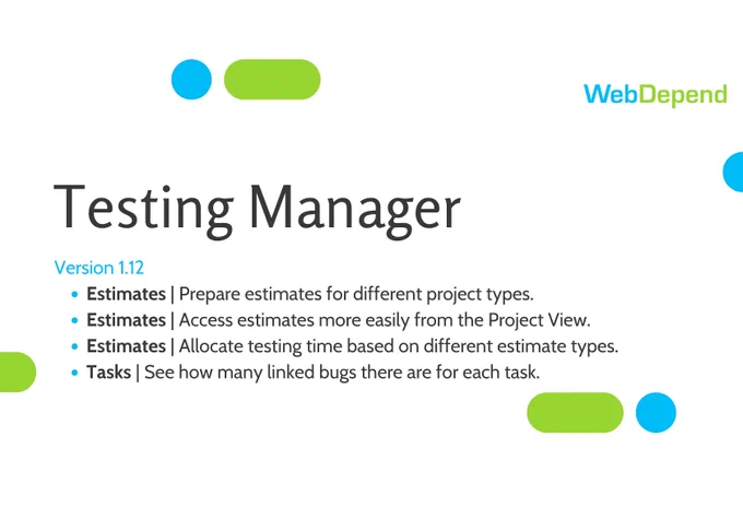 Estimator updates - Estimates for different project types and easy access from Project View