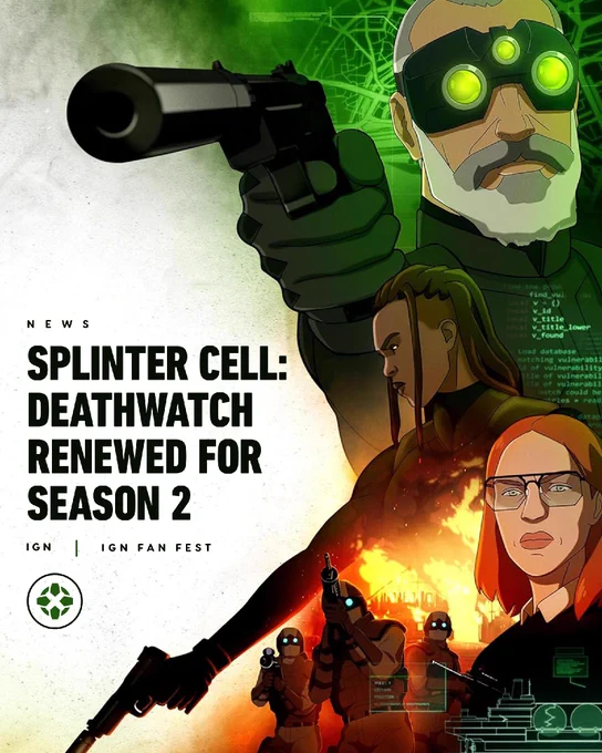 Splinter Cell: Deathwatch Renewed For Season 2