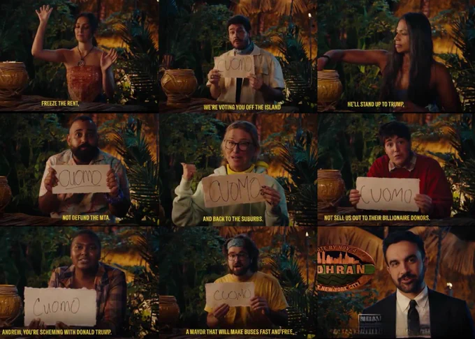 Survivors featured in a Zohran Mamdani ad