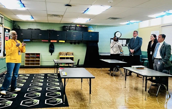 We were honored to welcome the Tennessee Department of Education team to Cleveland City Schools today. Thank you for taking time to see how we’re supporting our students and families every day. 💙 #BuildingChampions #BuildingCommunity #ChooseCleveland