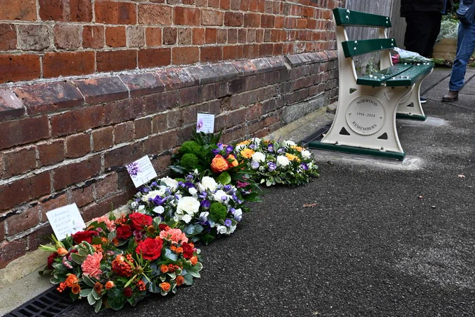 Wreaths laid at Cowden station 