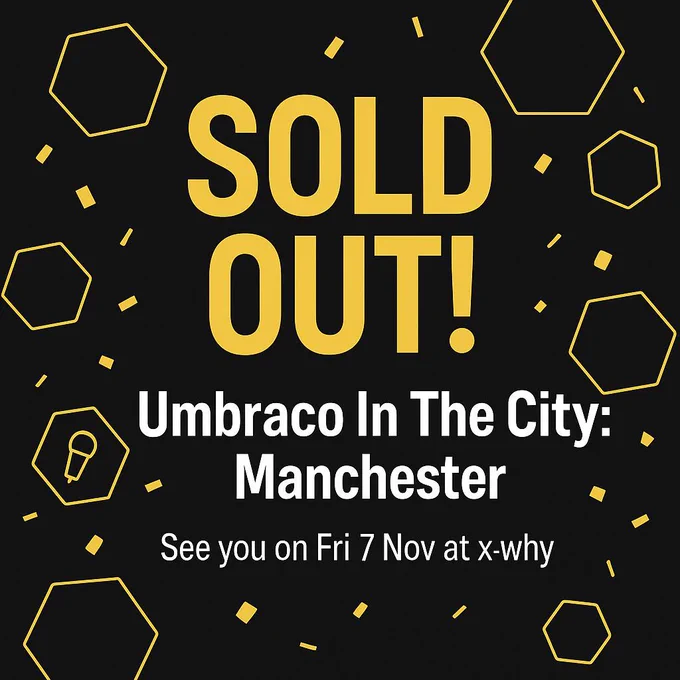 Umbraco in the city - Sold out
