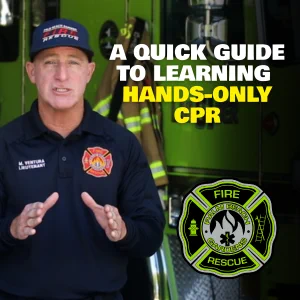 A quick guide to learning hands-only CPR.