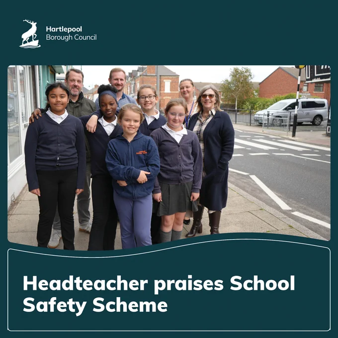 Road safety measures on a Hartlepool street have been welcomed by a headteacher who says her pupils can now  get to and from school more safely.
Full story ➡️ www.hartlepool.gov.uk/murray-street