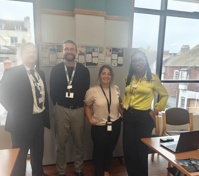 Advisors from Weymouth Jobcentre Plus