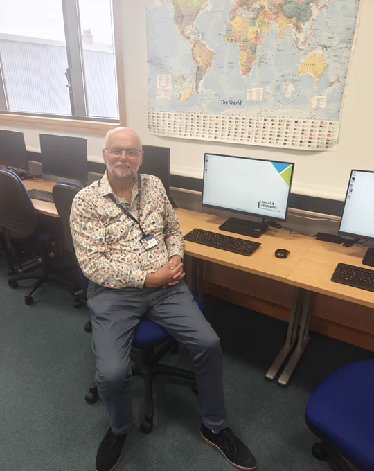 A Digital Champion in our co-learning space