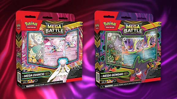 Pokemon TCG Mega Diancie ex & Mega Gengar ex Mega Battle Decks