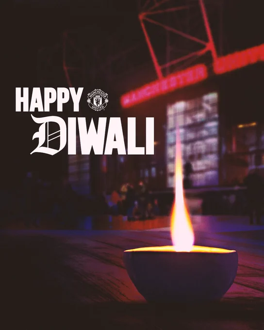 Happy Diwali from Manchester United!