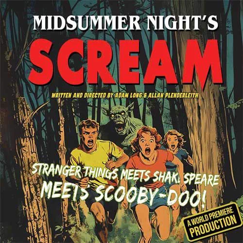 A production graphic for A Midsummer Nights Scream - Barn Theatre Club on the Amateur Theatre Network.