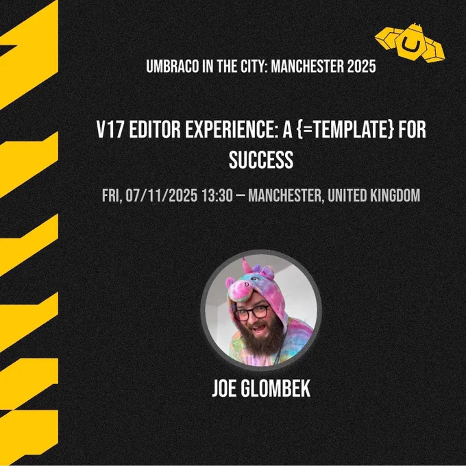 Joe Glombek - v17 Editor experience: A {=template} for success