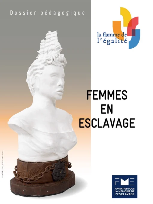 Concours La Flamme de l'égalité sur le thème « Femmes en esclavage »
Illustration : visuel de couverture du dossier pédagogique élaboré par la Fondation pour la mémoire de l’esclavage. Photographie de l’œuvre d'Alison SAAR, L'Utile II, 2025- Céramique et métal.