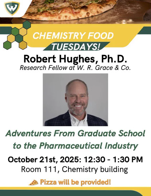 Flier for Chemistry and Food Tuesdays
