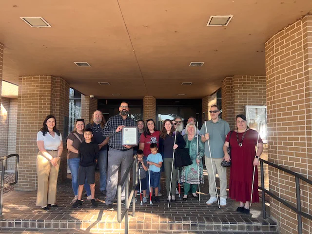 Members of the Bay Area Chapter are pictured with Mayor Adame