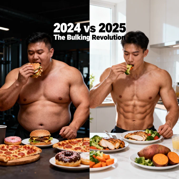 Dirty bulking vs clean bulking transformation the wellness revolution hitting bodybuilding in 2025