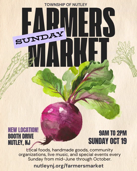 Beet | Township of Nutley Farmers Market, Booth Drive, Nutley, NJ | Sundays 9am-2pm from mid-June through October