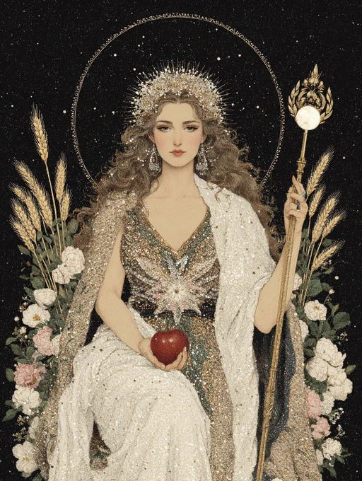 Nurturing, abundance, fertility, creativity.