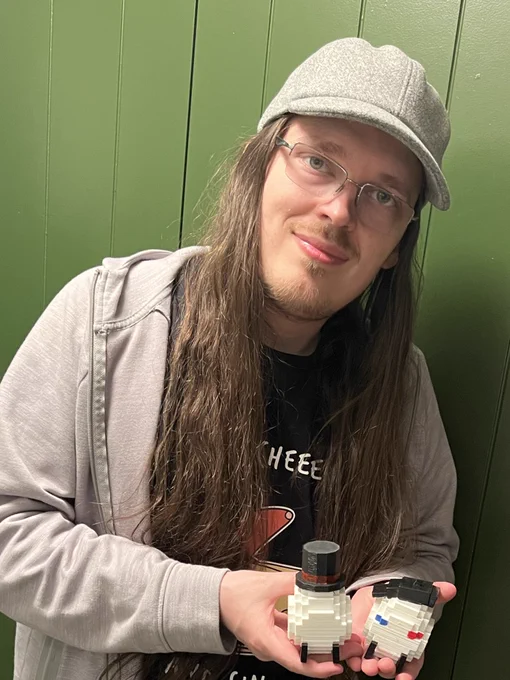 BadBoyHalo holding tiny little eggs