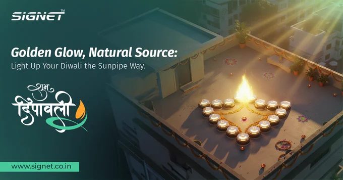 This Diwali, as every diya brightens our homes, let’s also celebrate the light that connects us all: the warmth of the sun, the glow of togetherness, and the brilliance of hope.

At Signet EnerTech, we believe true illumination comes from harmony with nature.
Here’s wishing you a Diwali filled with brightness, balance, and boundless joy. ✨
