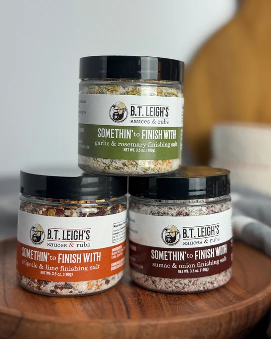 B.T. Leigh's Somethin' To Finish With - Gourmet Finishing Salts