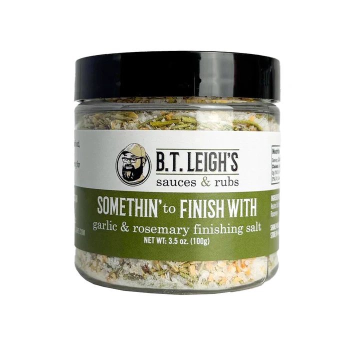 B.T. Leigh's Somethin' To Finish With - Garlic & Rosemary Salt