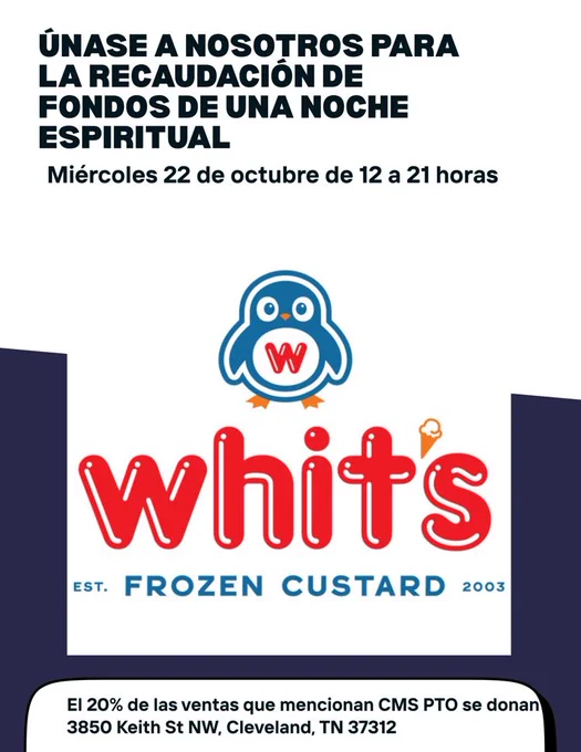 spirit night at Whits