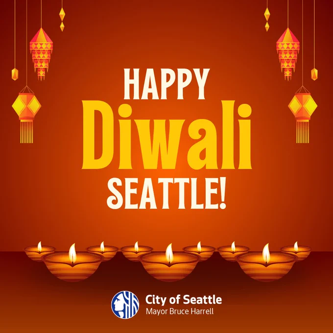 Happy Diwali Seattle Graphic