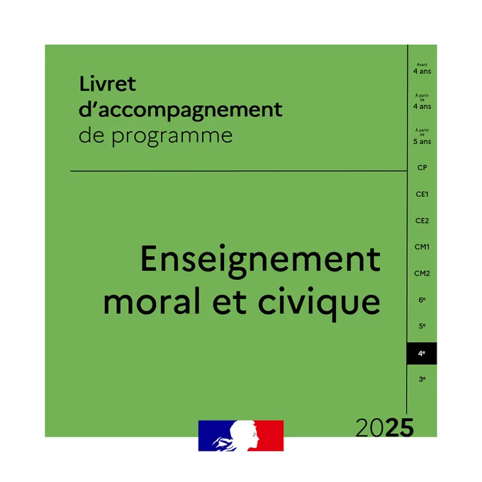 Livret d’accompagnement du programme d'Enseignement moral et civique en classe de 4e