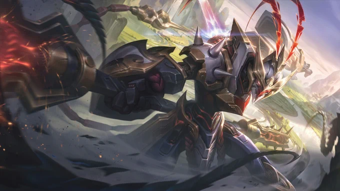 Splash Art de Wukong Reinos Mecha