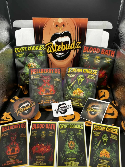 Tastebudz Halloween Cannabis Strains 2025 Collection 