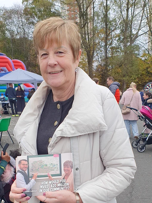 Maureen Burke MP at the Springburn Community festival