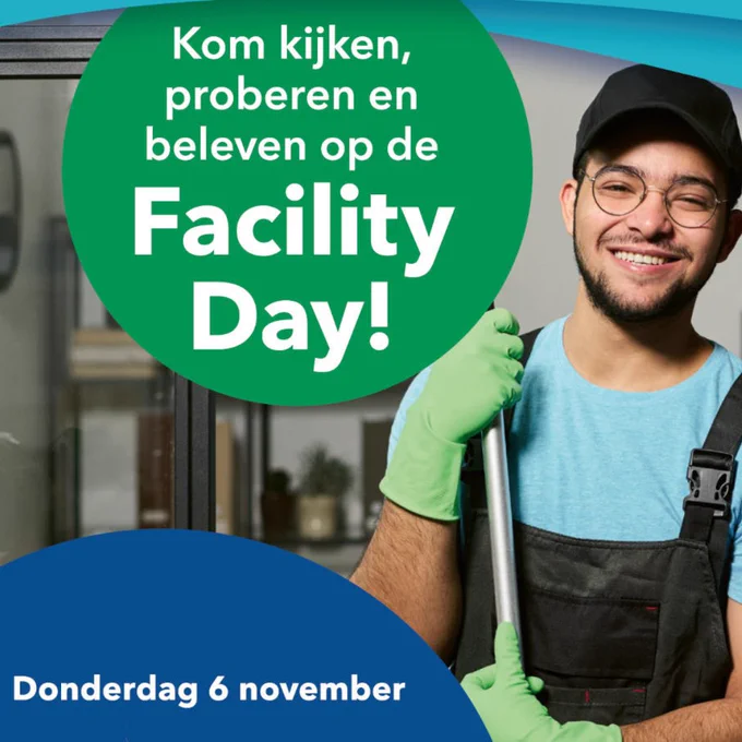 Kom kijken, proberen en beleven op de Facility Day! Donderdag 6 november. 