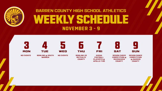 Weekly Schedule