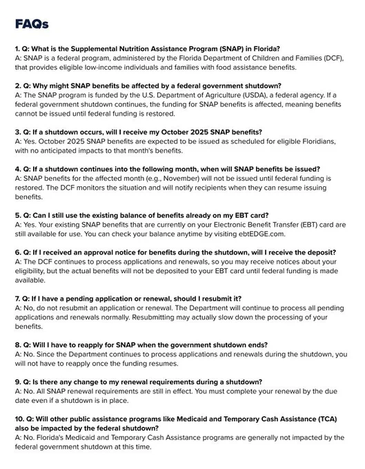 FAQ's