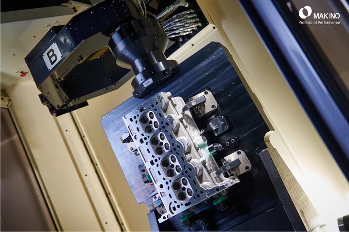 Automotive Part Production on a High Performance Makino Machining Center