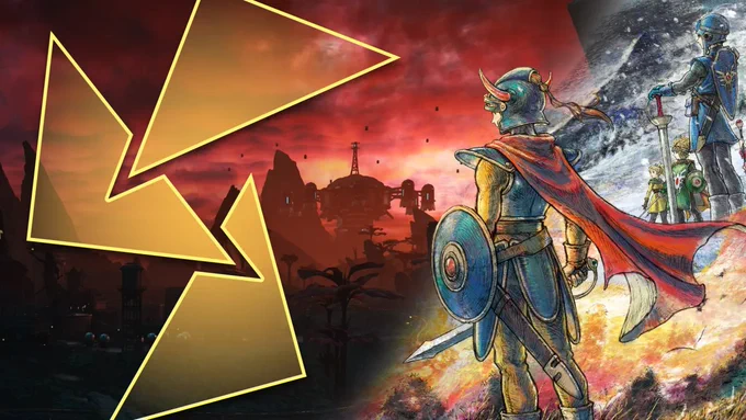 Random Encounter 334 - Dragon Quest I & II HD-2D Remake and Outer Worlds 2 artwork.