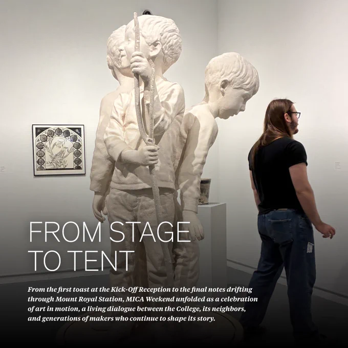 Faculty Exhibition at MICA Weekend 2025