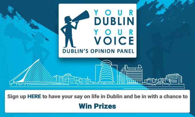 Graphic promoting survey