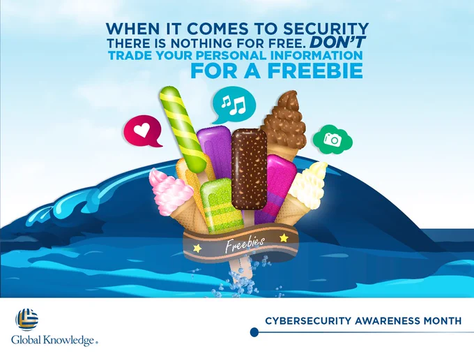 Nothing is free. Don’t trade your personally identifiable information for the promise of something free. 
#cybersecurity | #becybersmart
